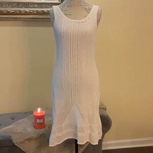 Catherine Malandrino Crochet Sleeveless Dress